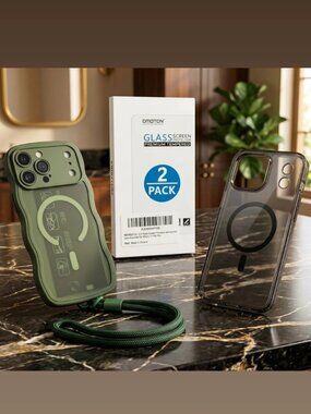Bundle: iPhone 17 Pro Max Case and Screen Protector Packaging (include box)